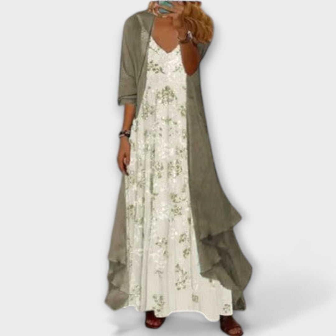 Helle – Elegant grøn kjole