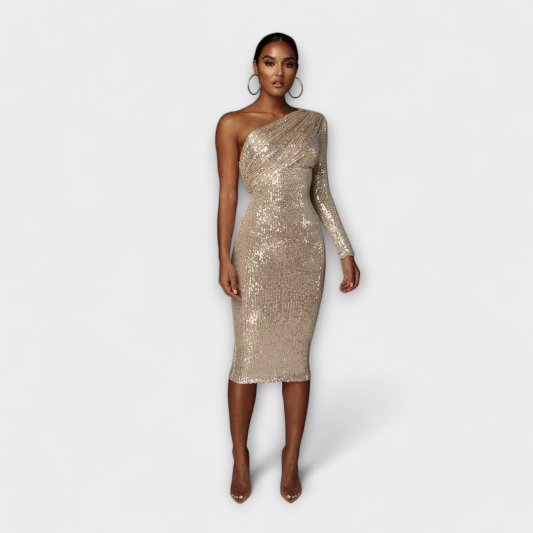 Helle - Abendkleid mit Wickelbrust