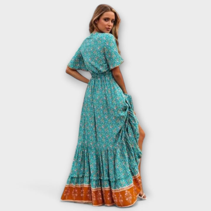 Anette - Boho Maxikleid