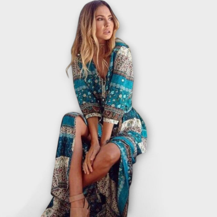 Lisbeth - Boho-Midikleid