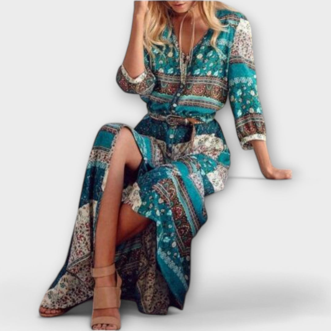 Lisbeth - Boho-Midikleid