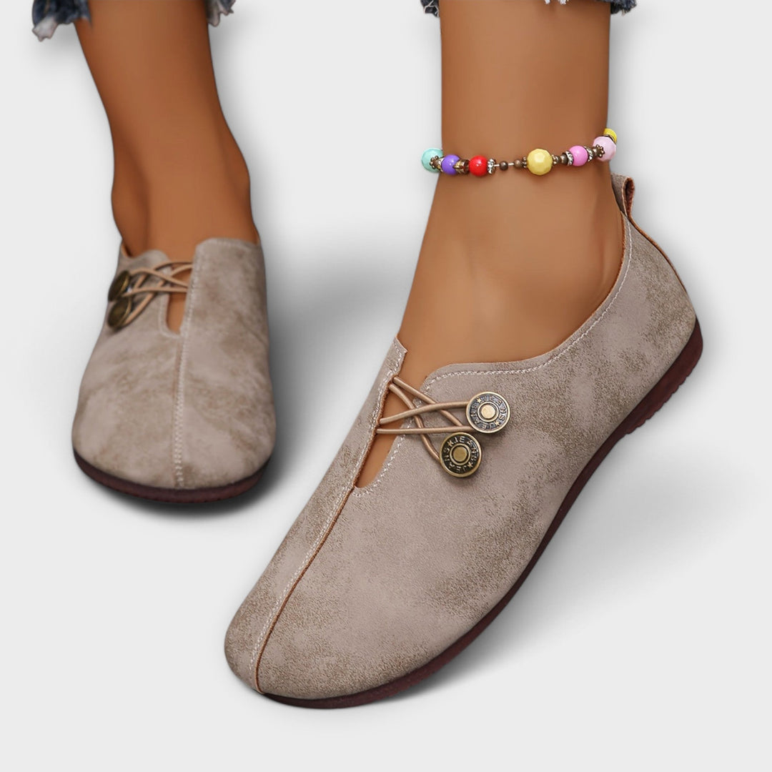 Rikke - Ruskindsloafers