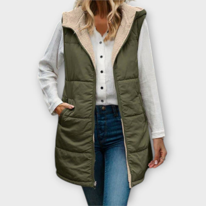 Grethe – Isolerende quiltet vest